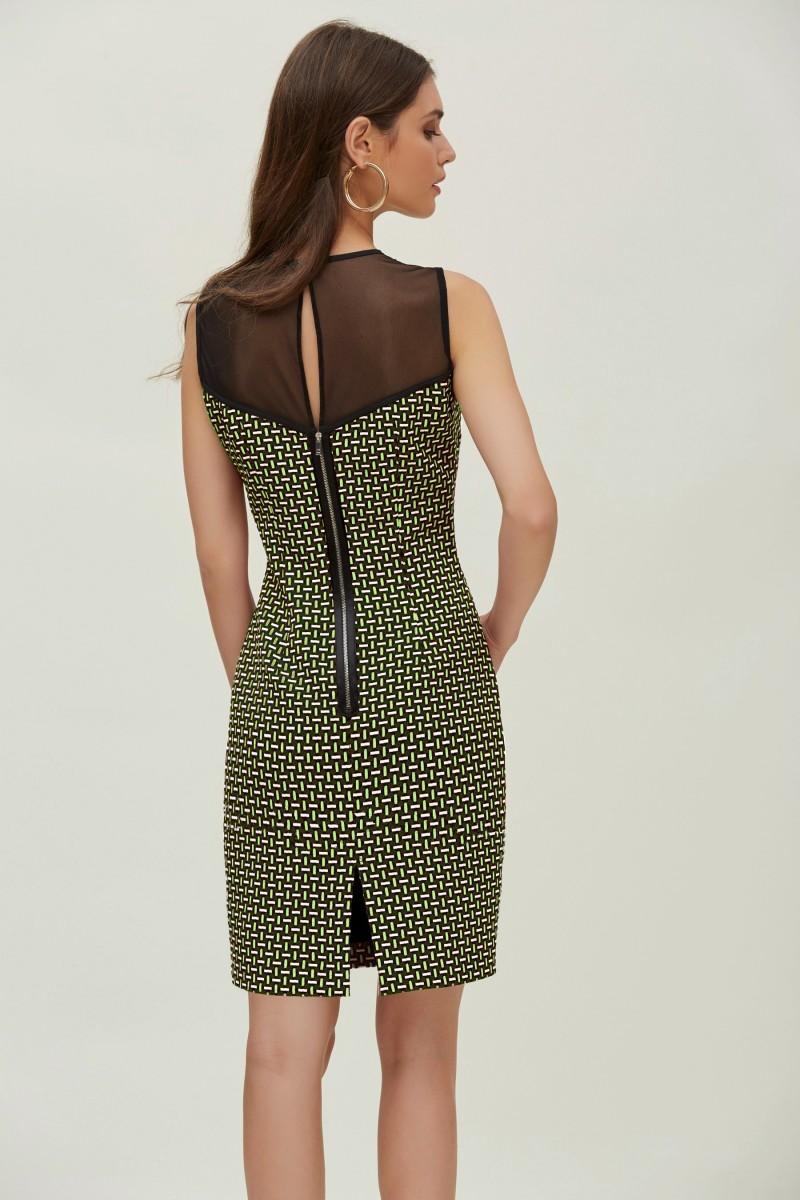 Oky Coky VESTIDO ESCOTE TUL +LARGE