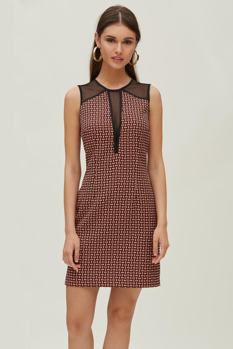 oky coky VESTIDO ESCOTE TUL