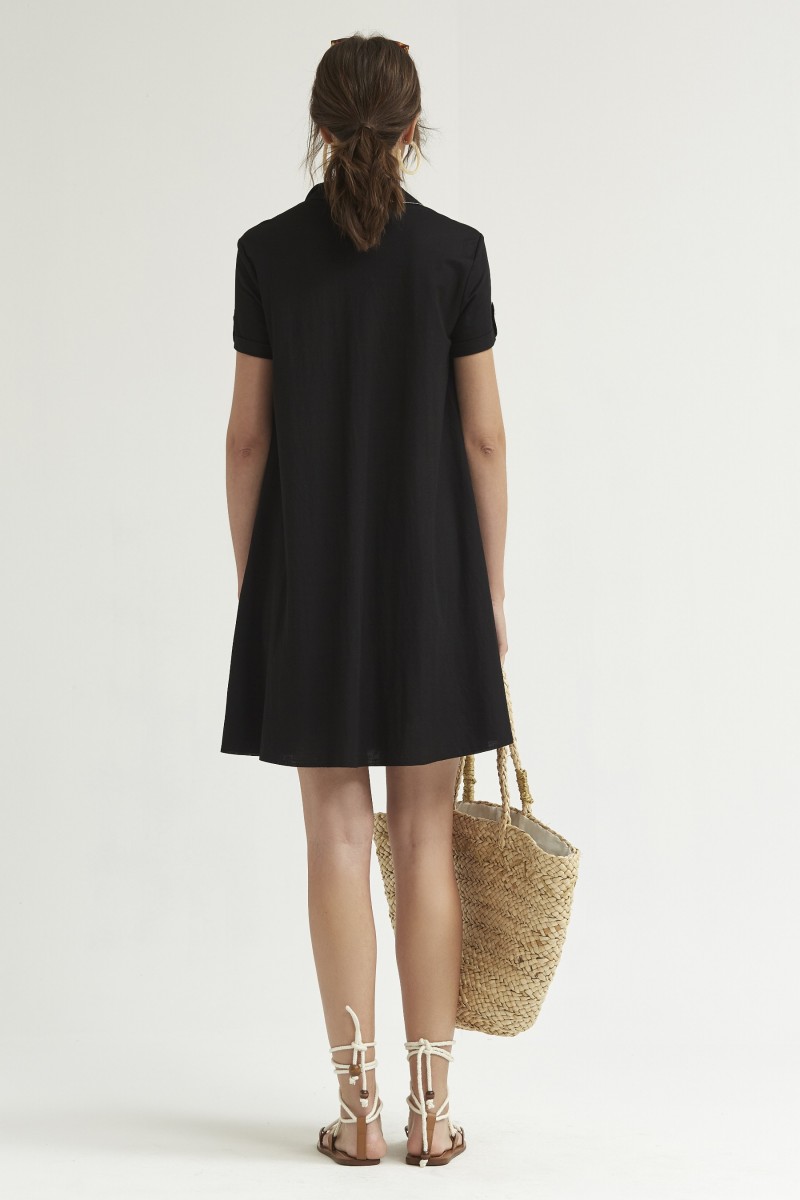 Oky Coky VESTIDO EVASÉ PUNTO GRANITO