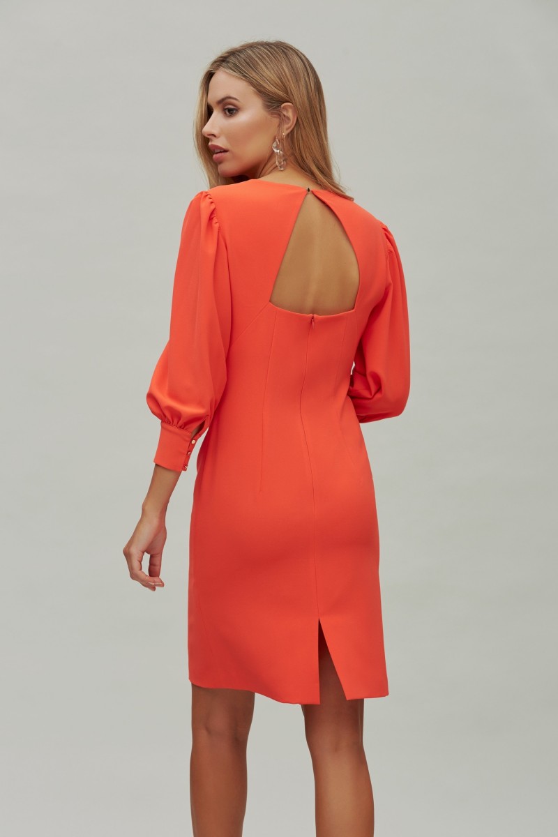 Oky Coky VESTIDO FRUNCE COSTURA CREPÉ