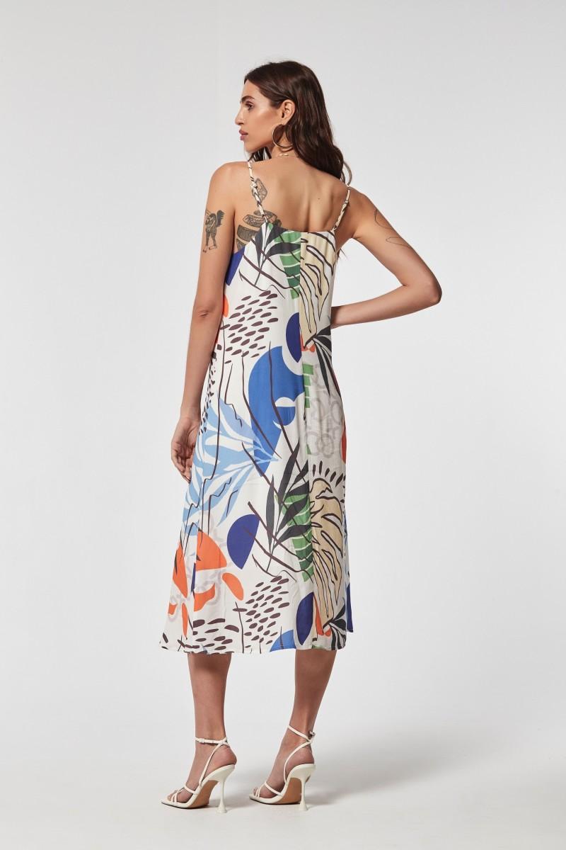 Oky Coky VESTIDO FRUTA CREP MARROCAINE