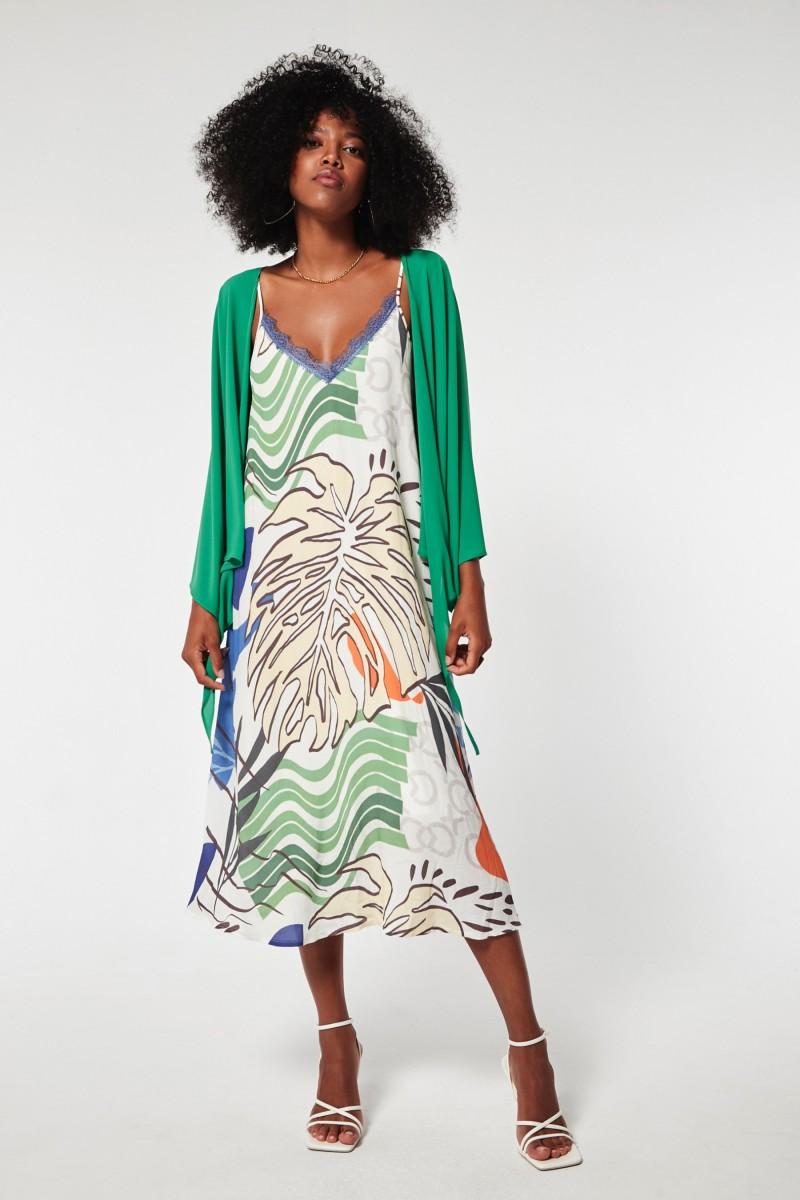 Oky Coky VESTIDO FRUTA CREP MARROCAINE