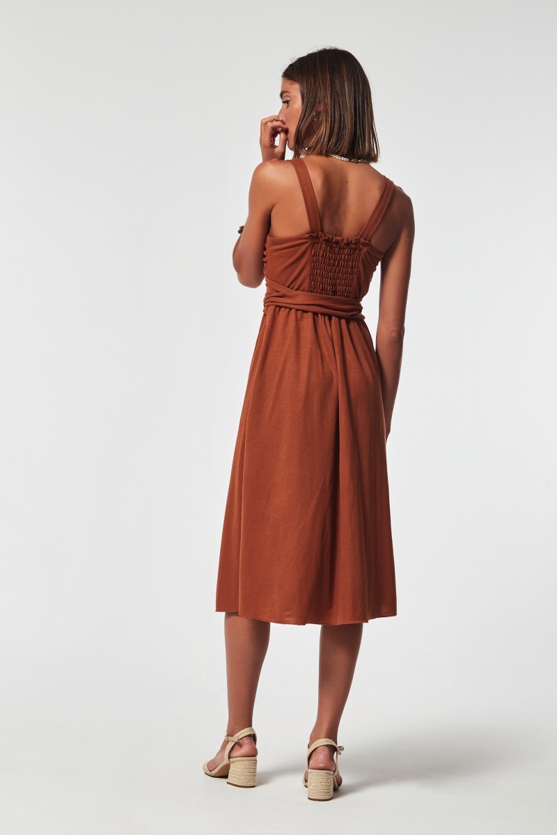 oky coky VESTIDO GARDEN PUNTO GRANITO