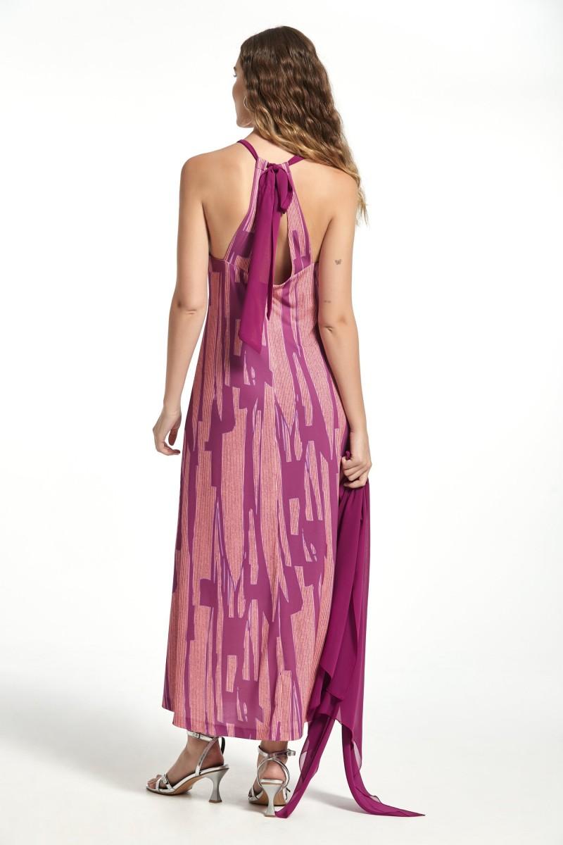 Oky Coky VESTIDO HABANA PUNTO ESTAMPADO