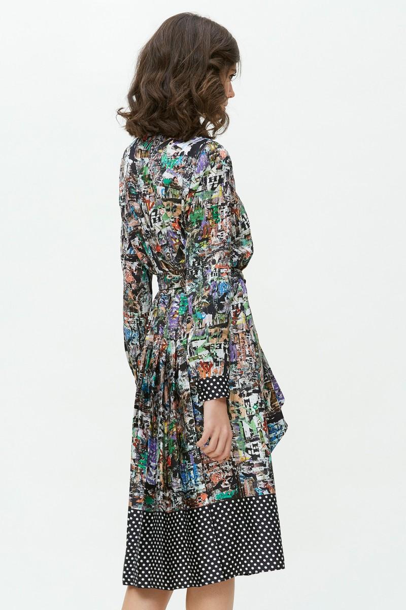 Oky Coky VESTIDO LARGO LAZADA-GRAFFITI MULTICOLOR