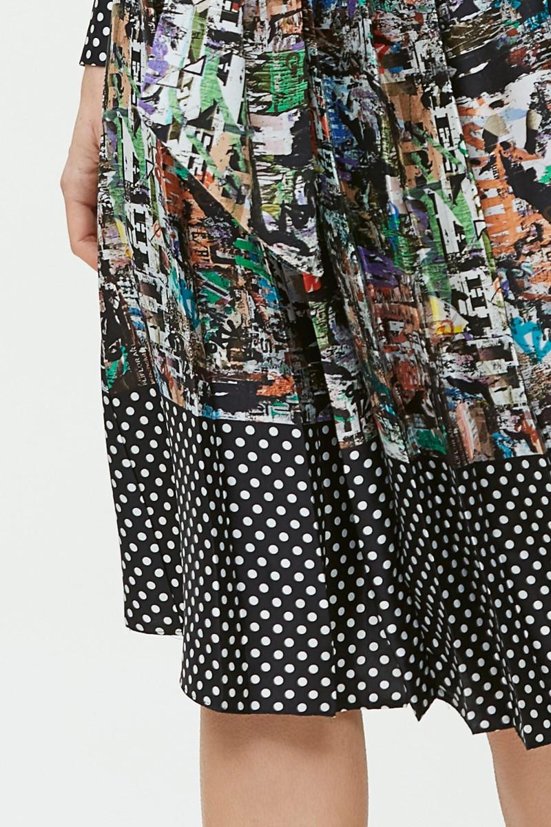 Oky Coky VESTIDO LARGO LAZADA-GRAFFITI MULTICOLOR