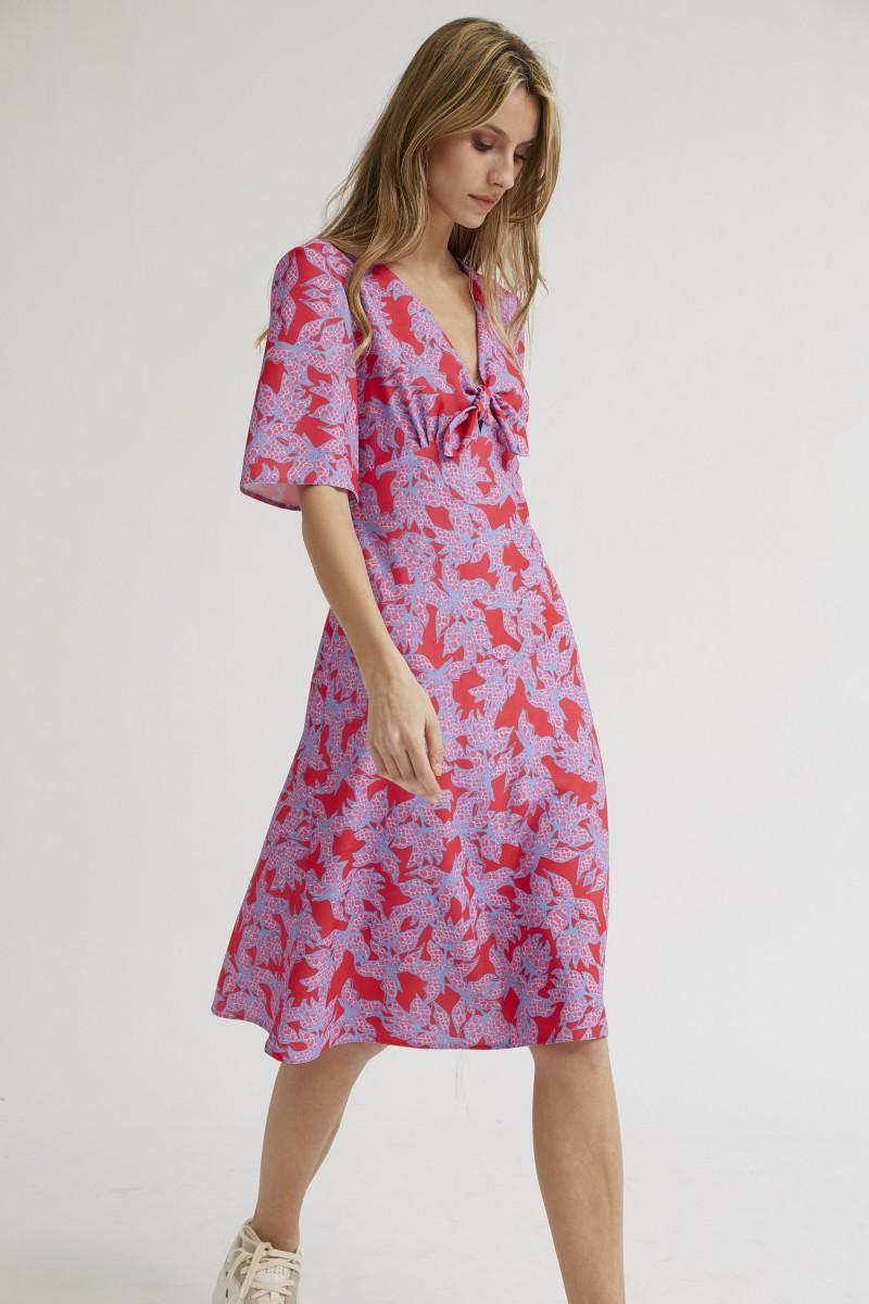 Oky Coky VESTIDO LAZADA ESTAMPADO FLORAL