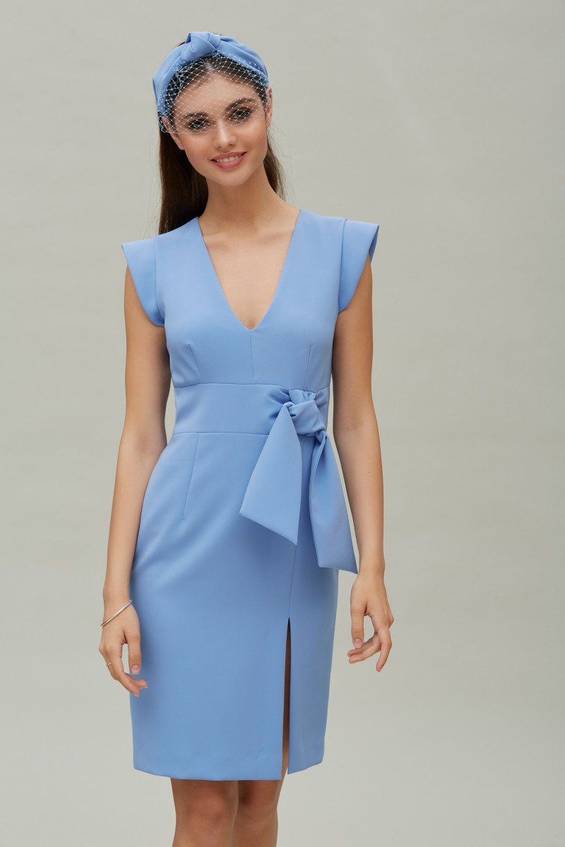 oky coky VESTIDO LAZO CINTURA PLANA STRETCH