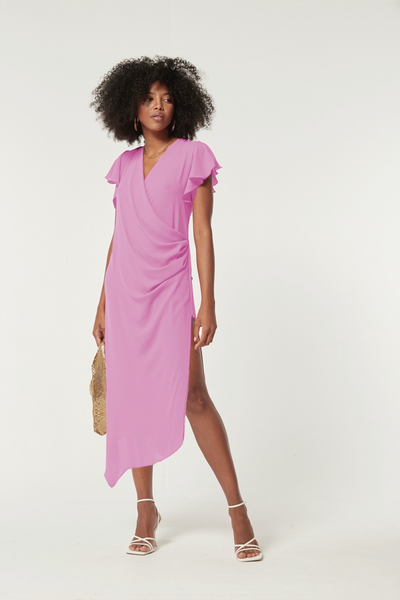 oky coky VESTIDO LIMAZ9 TEJIDO ACREPADO