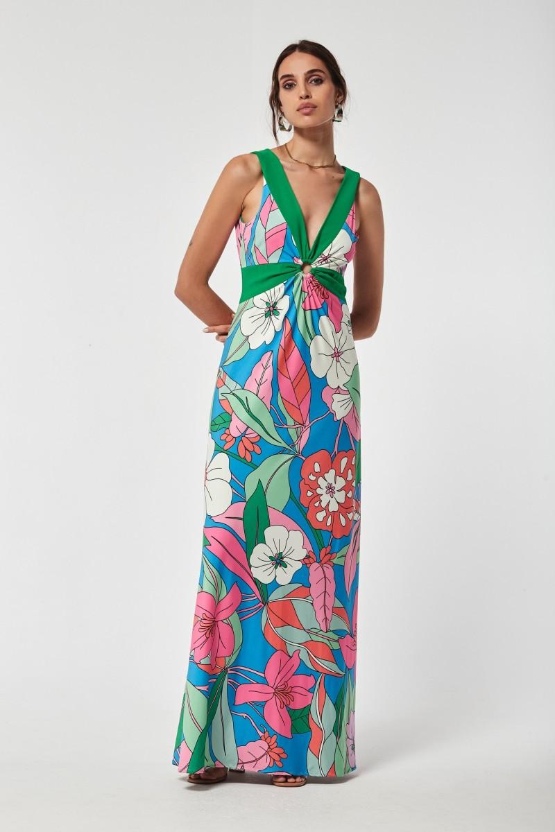 oky coky VESTIDO LIZIA PUNTO ESTAMPADO