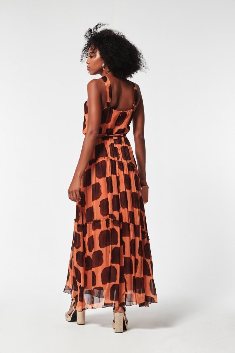 Oky Coky VESTIDO NIMES GASA BAMBULA ESTAMPADA