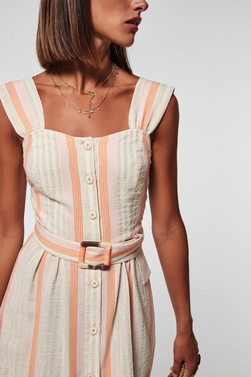 Oky Coky VESTIDO NORBA ALGODON ECO RAYAS
