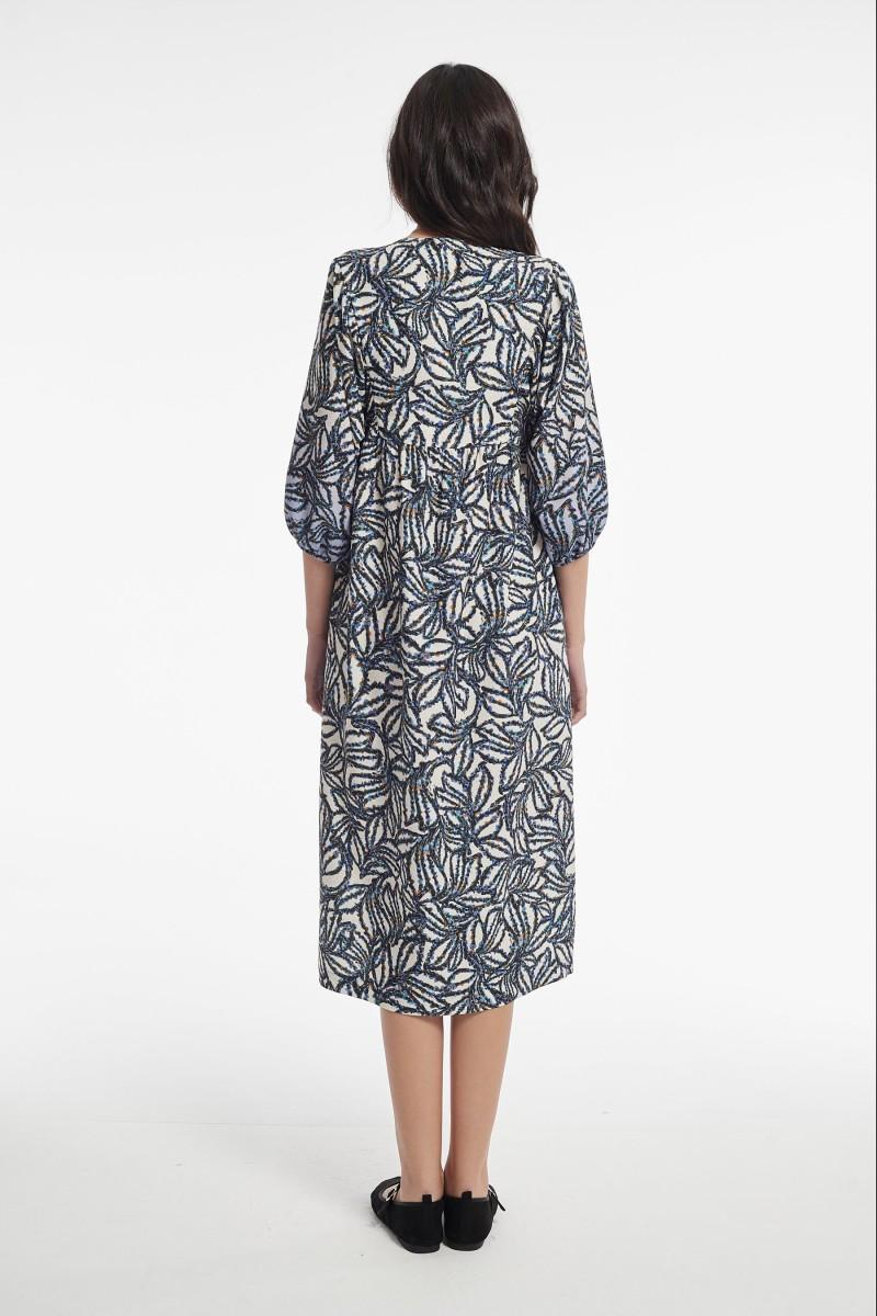 Oky Coky VESTIDO OTAWA SARGA LIGERA ESTAMPADA