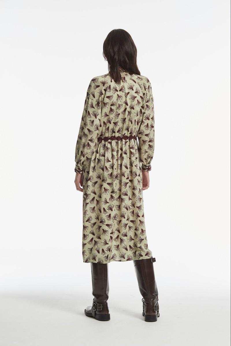 Oky Coky VESTIDO PICARD ESTAMPADO EFECTO RELIEVE