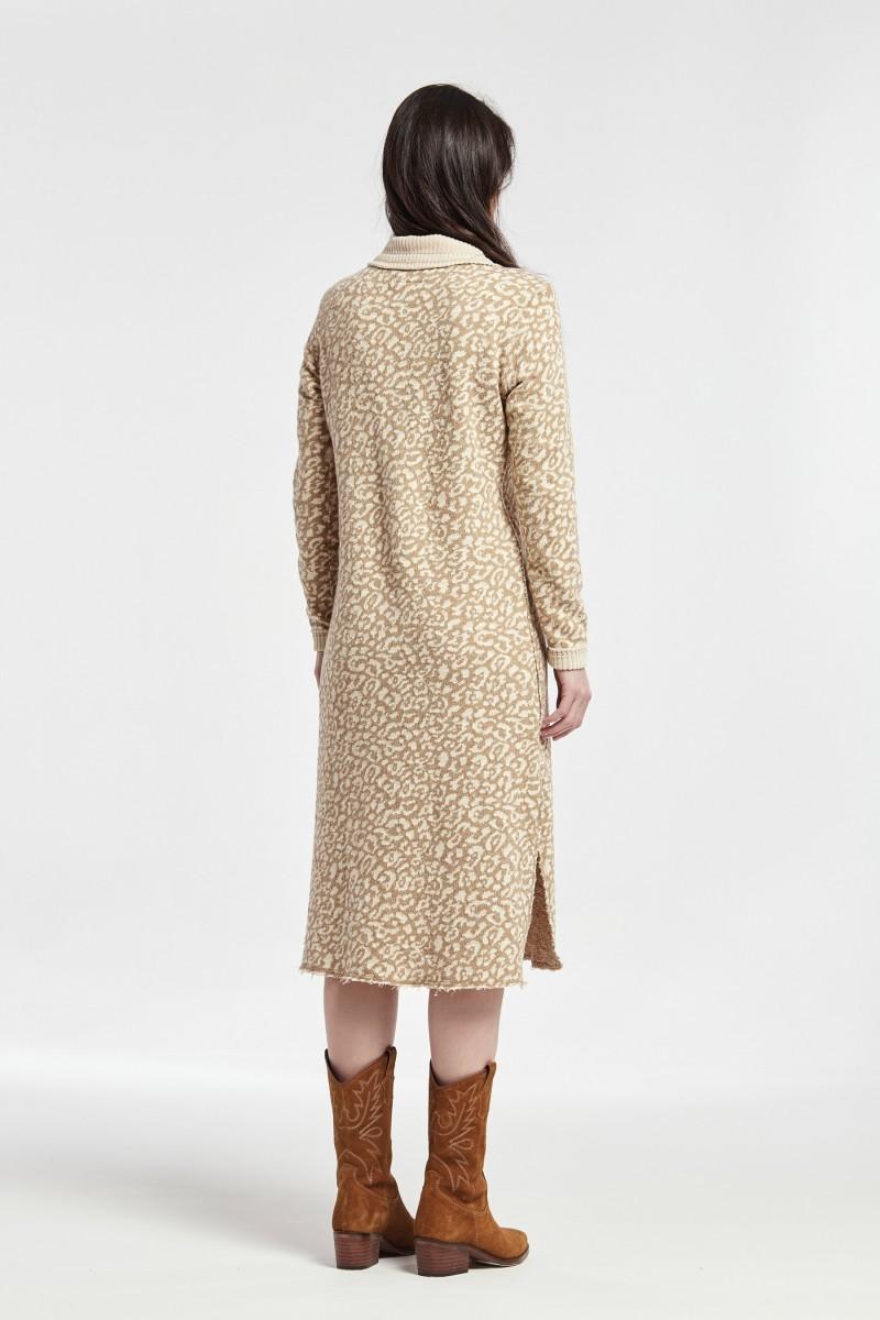 Oky Coky VESTIDO REVERSIBLE FONSO PUNTO JAQUARD