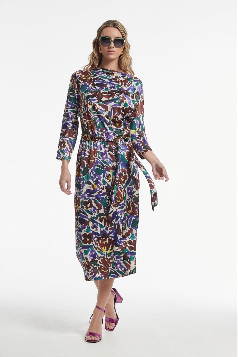 Oky Coky VESTIDO SILBAR VISCOSA ESTAMPADO FLORAL