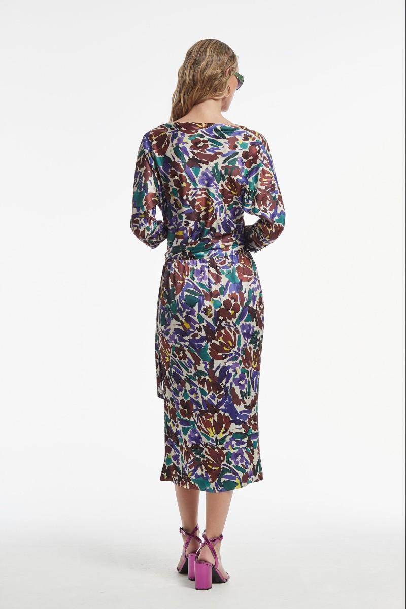 Oky Coky VESTIDO SILBAR VISCOSA ESTAMPADO FLORAL