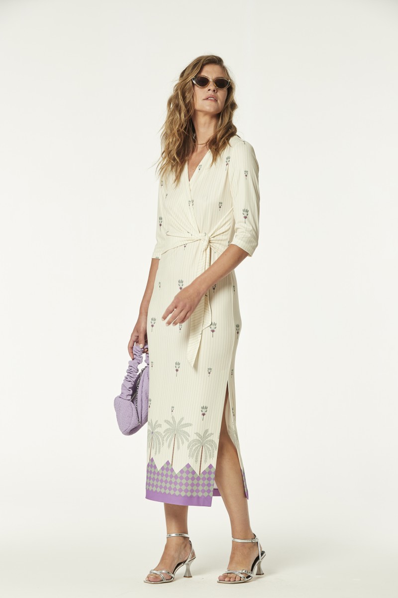 oky coky VESTIDO SINAL4 PUNTO ESTAMPADO GRECA