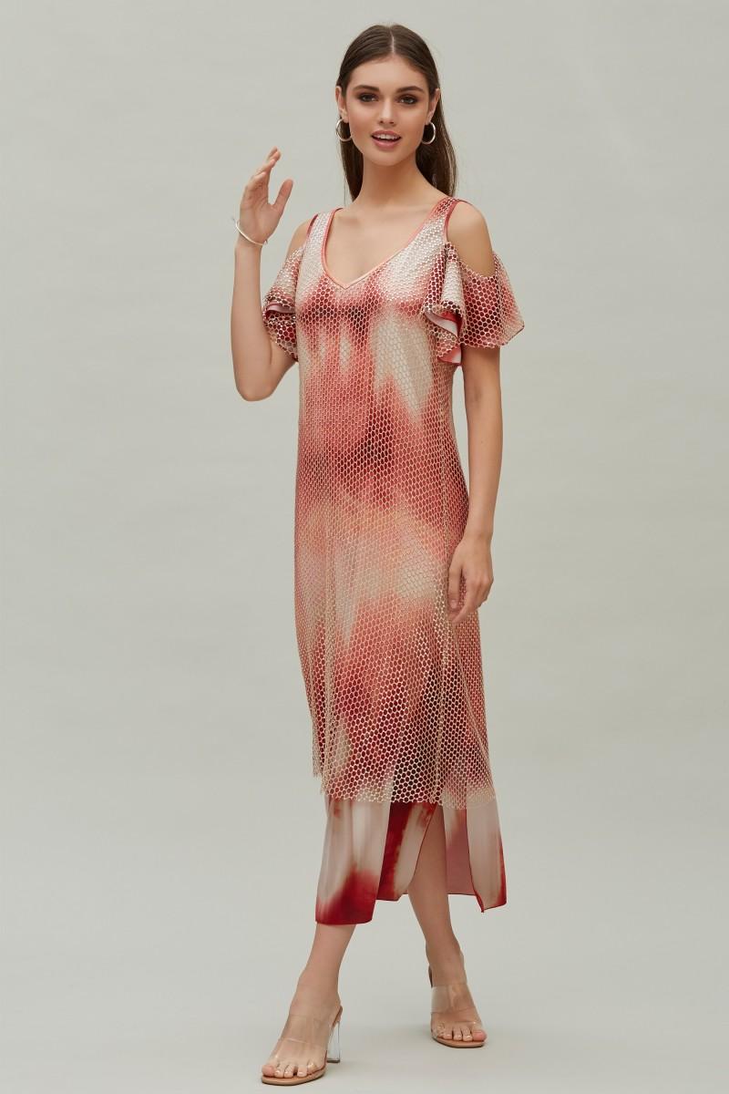 oky coky VESTIDO SUPERPUESTO TIE DYE