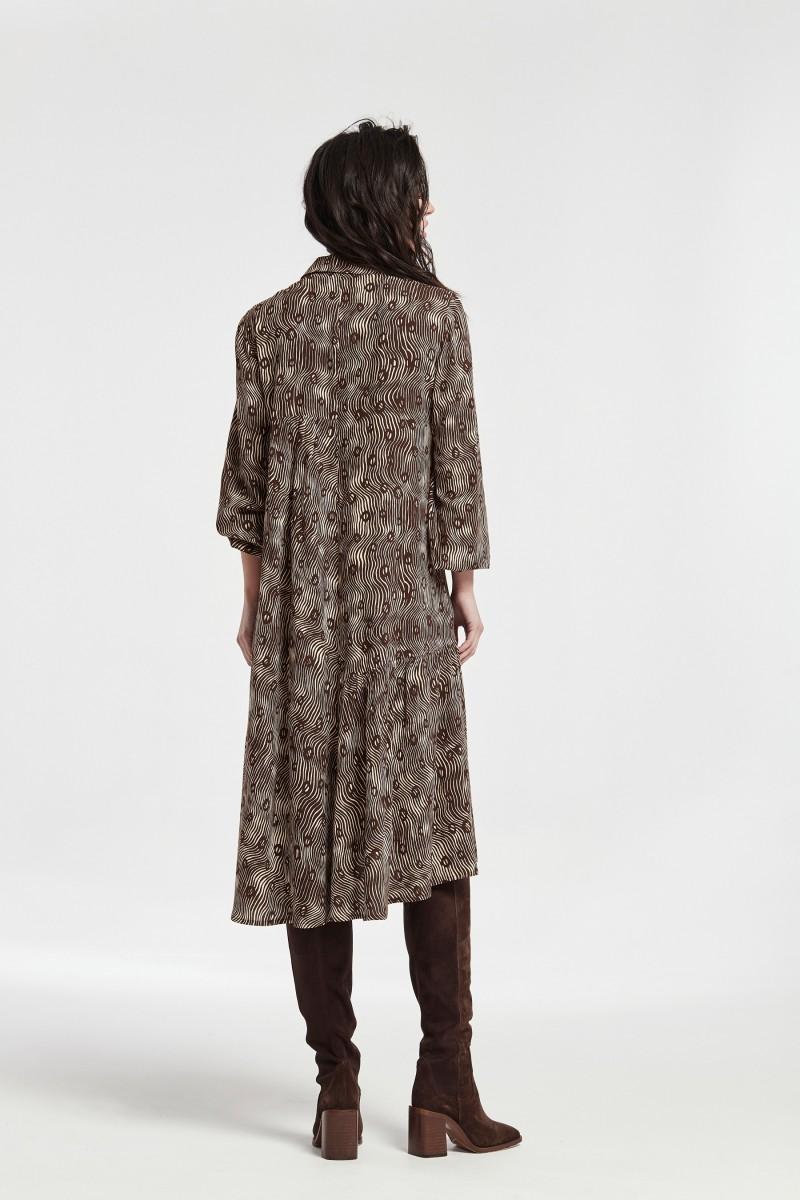 Oky Coky VESTIDO TURIN VISCOSA ESTAMPADA