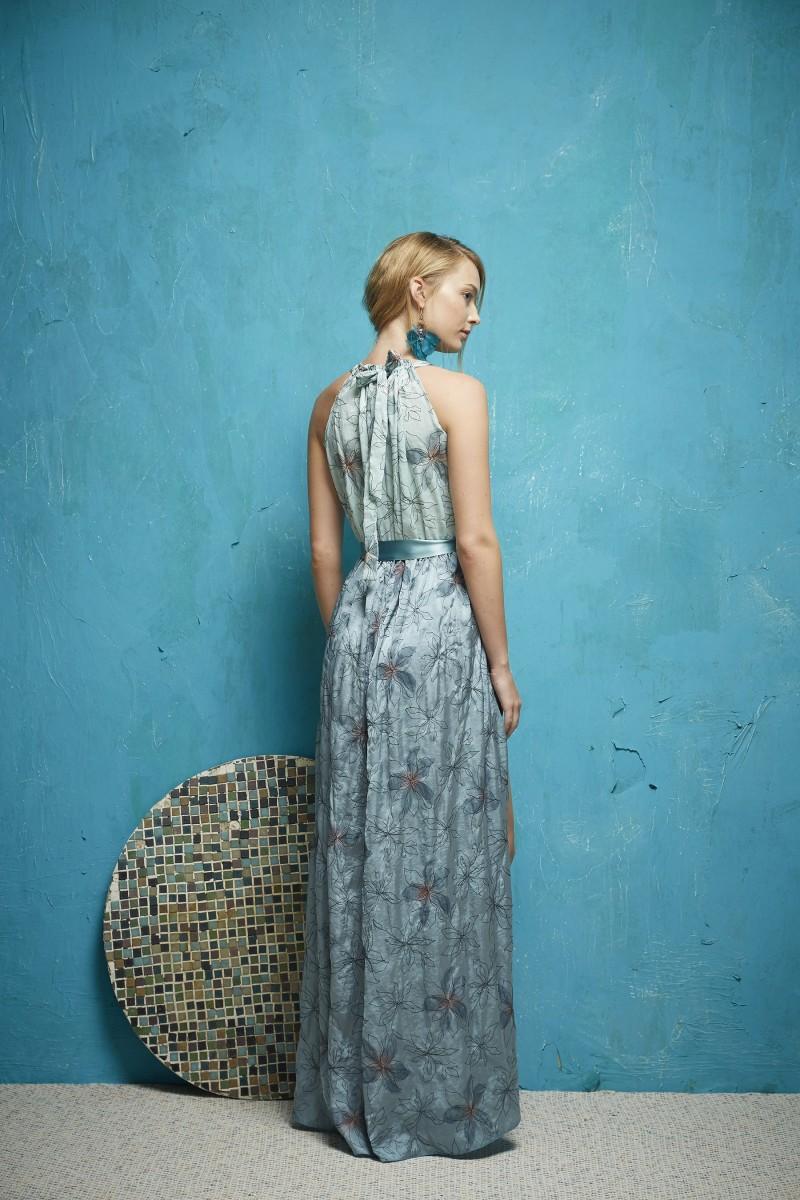 Oky Coky VESTIDO VACI SATÉN BORDADO