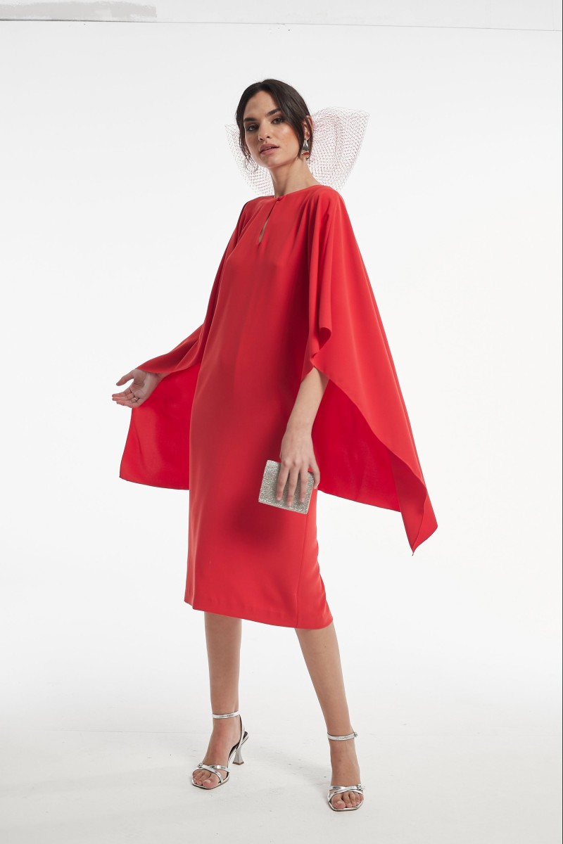 oky coky VESTIDO ZALDON TEJIDO ACREPADO