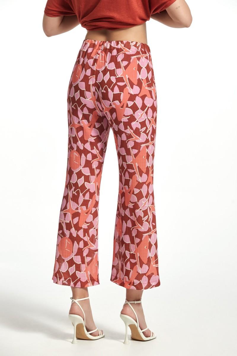 Oky Coky PANTALÓN FAISAN SEERSUCHER ESTAMPADO MULTICOLOR