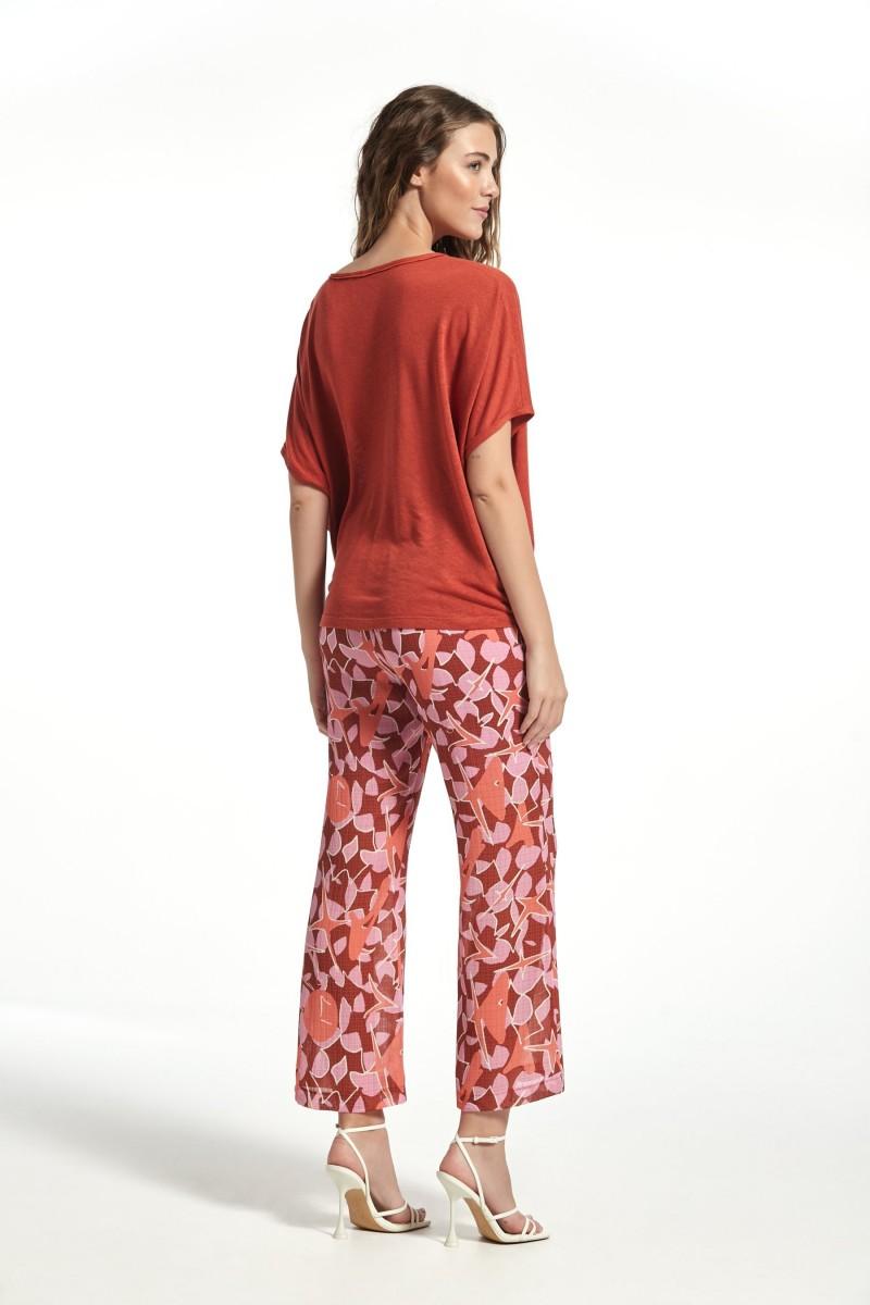 Oky Coky PANTALÓN FAISAN SEERSUCHER ESTAMPADO MULTICOLOR