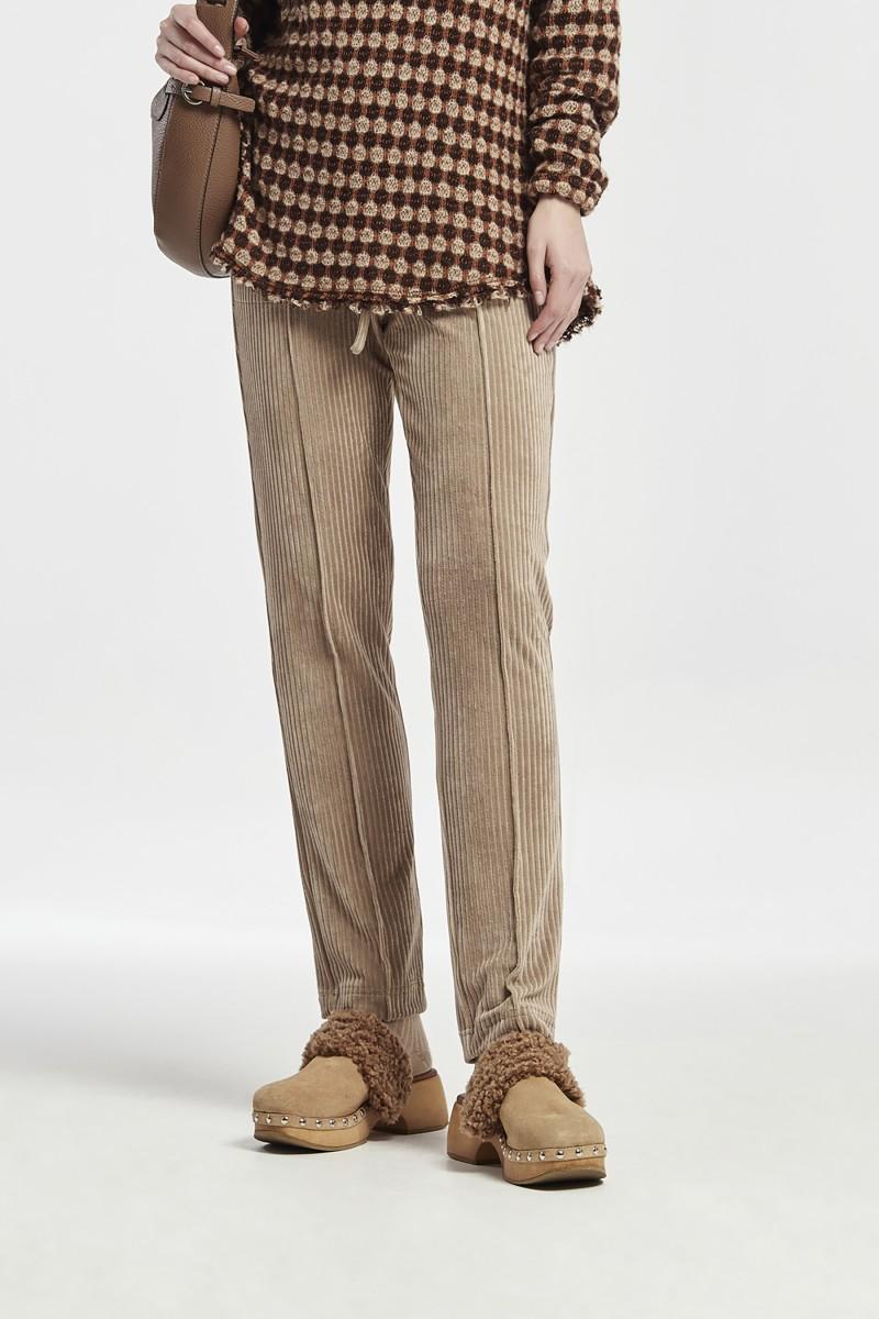 Oky Coky PANTALÓN GOMA EN CINTURA TRANTA PANA DE PUNTO