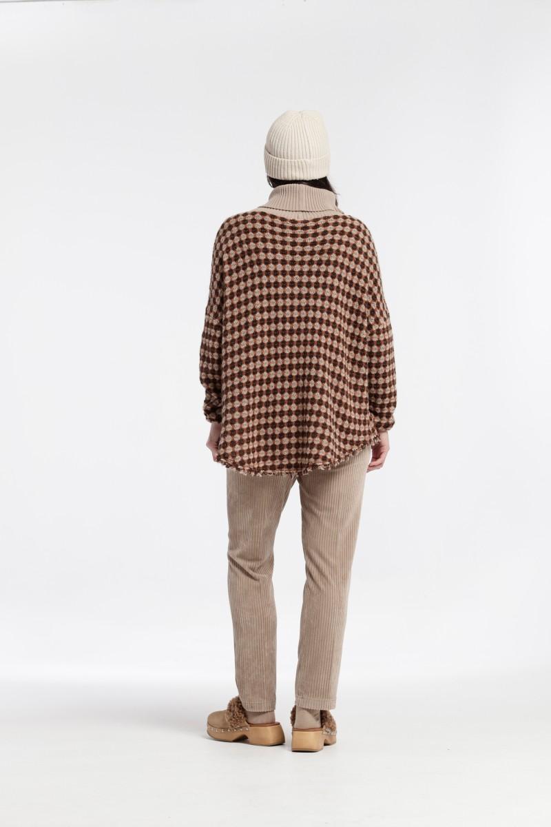 oky coky PANTALÓN GOMA EN CINTURA TRANTA PANA DE PUNTO