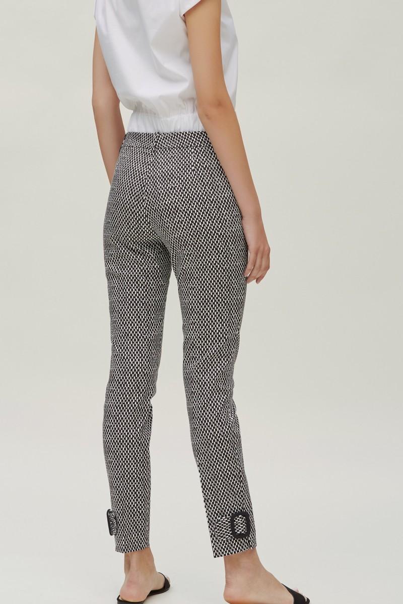 Oky Coky PANTALON TOBILLERO ALGODÓN STRETCH BICOLOR