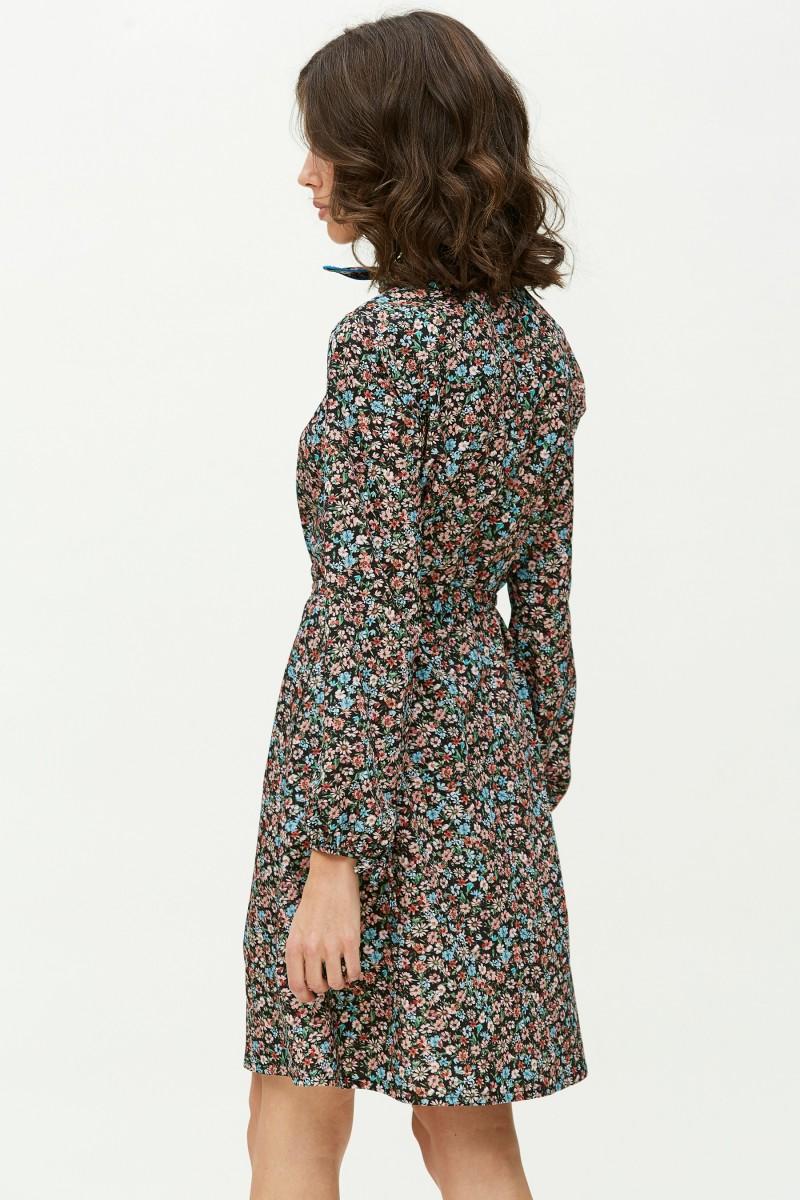 Oky Coky VESTIDO LAZADA CUELLO-ESTAMPADO MULTICOLOR