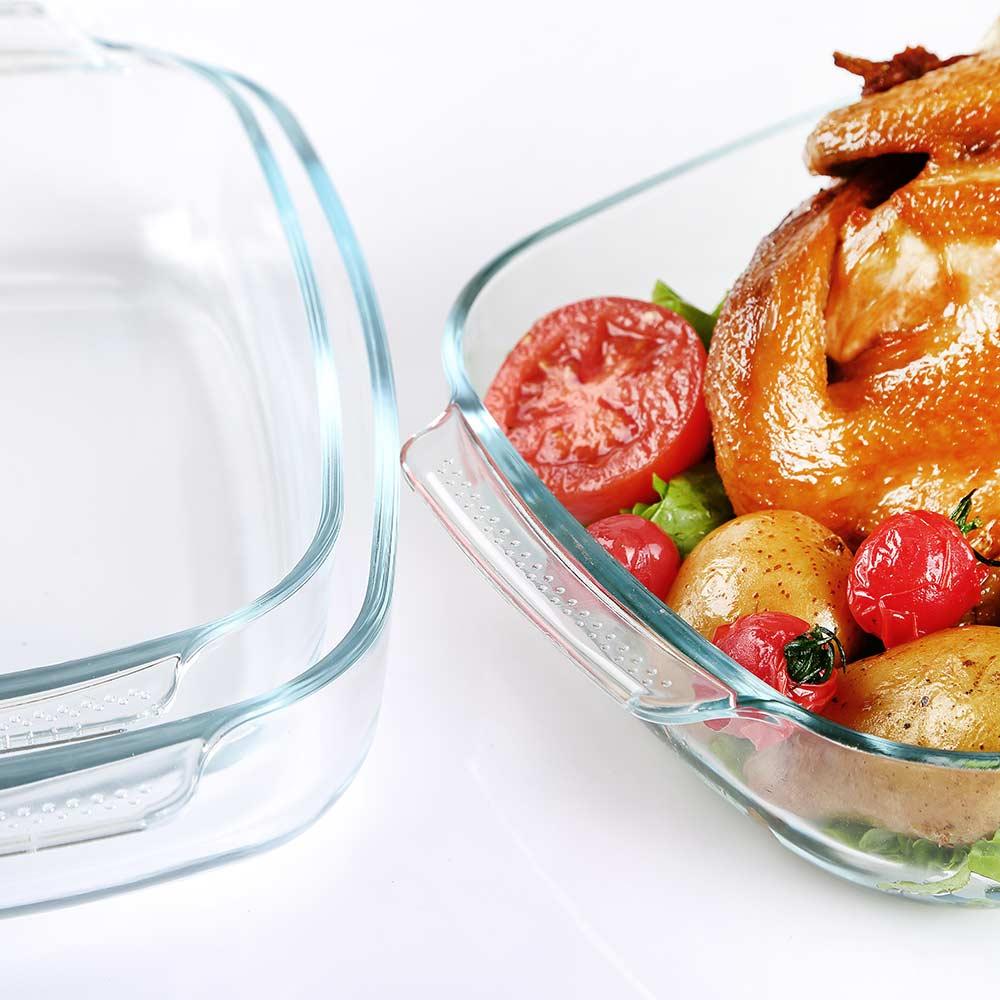 Orbegozo BANDEJA DE VIDRIO RECTANGULAR SERIE BNR