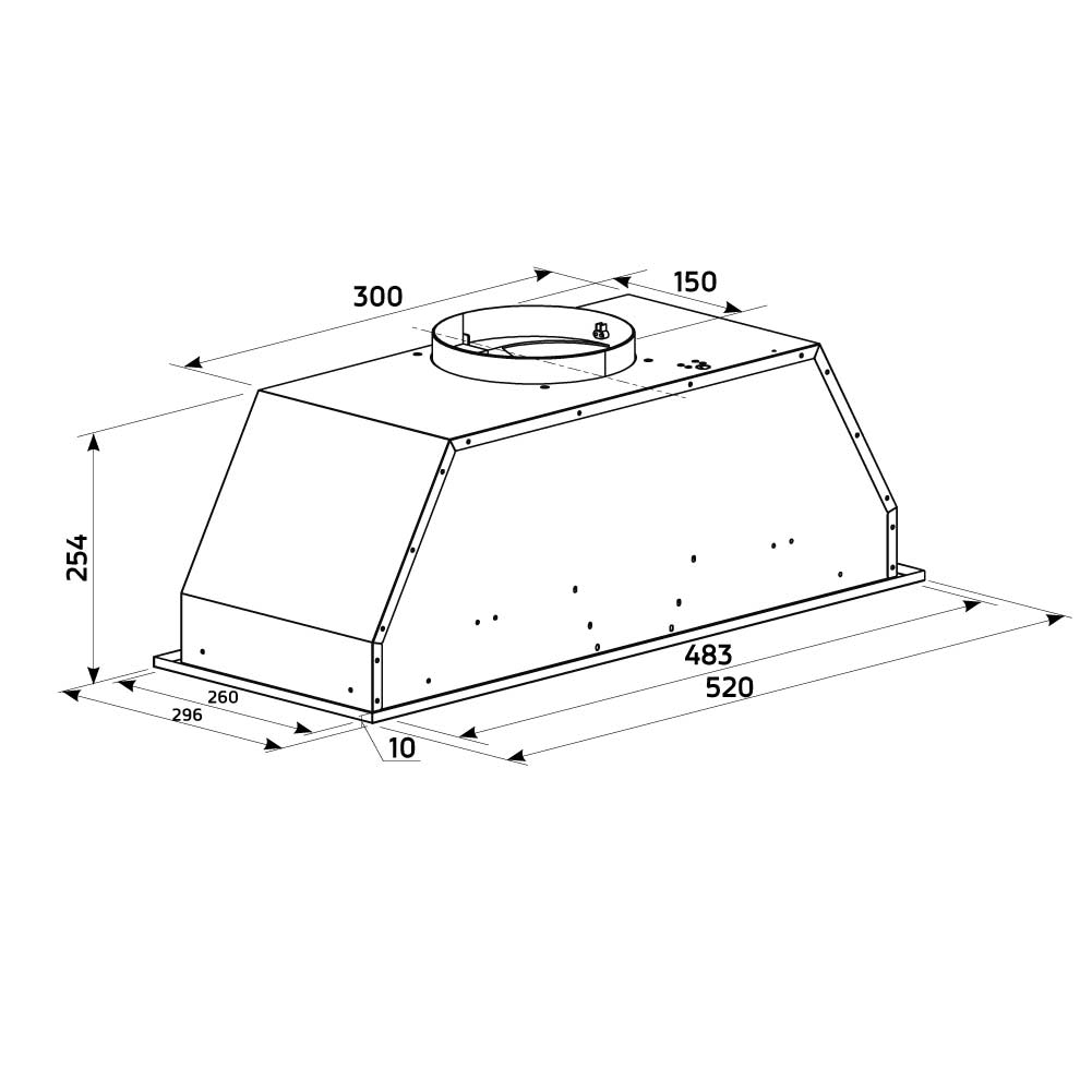 Orbegozo CAMPANA EXTRACTORA CA 08160 IN
