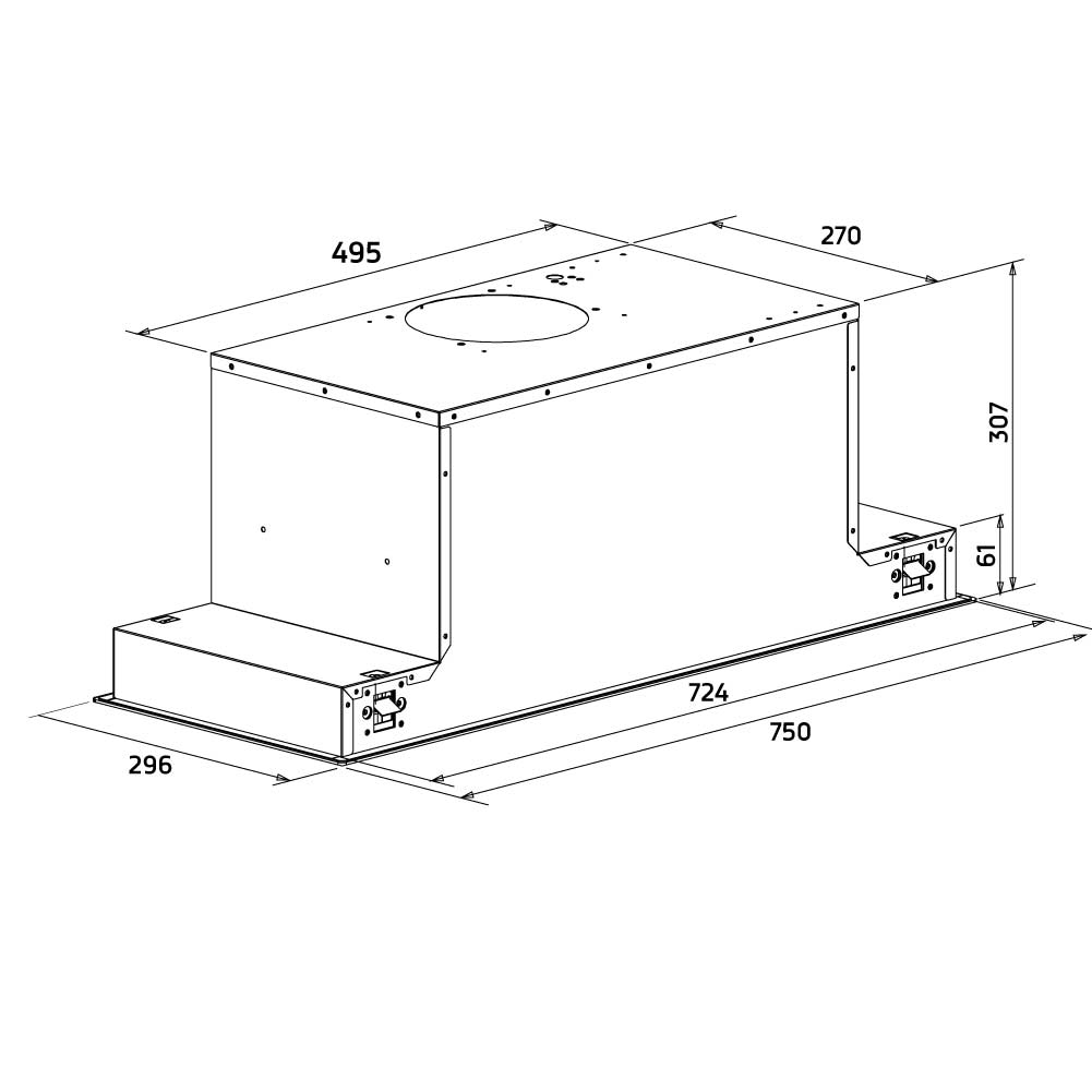 Orbegozo CAMPANA EXTRACTORA CA 09190 BL