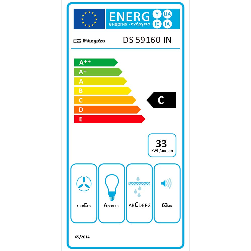 Orbegozo CAMPANA EXTRACTORA DS 59160 IN