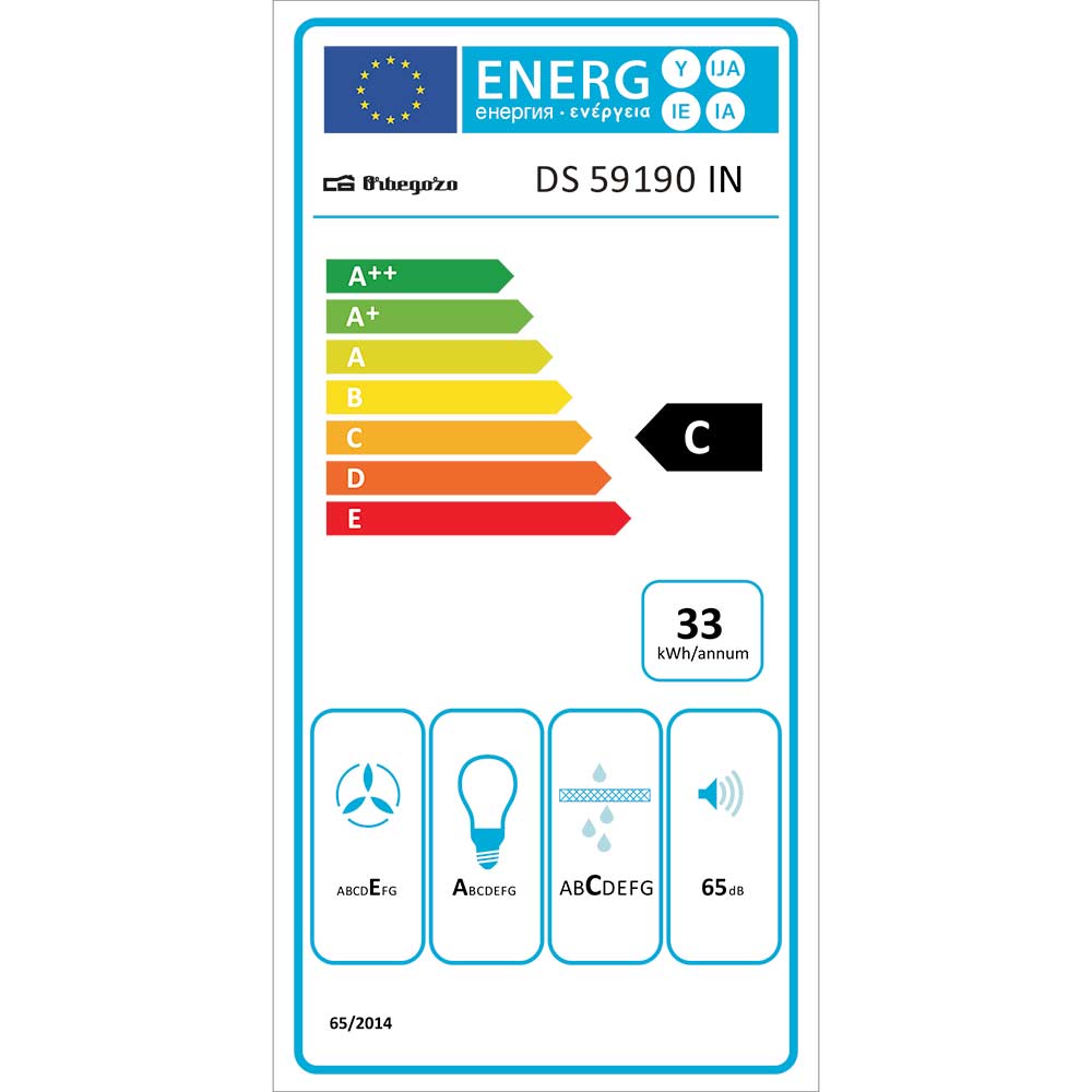 Orbegozo CAMPANA EXTRACTORA DS 59190 IN