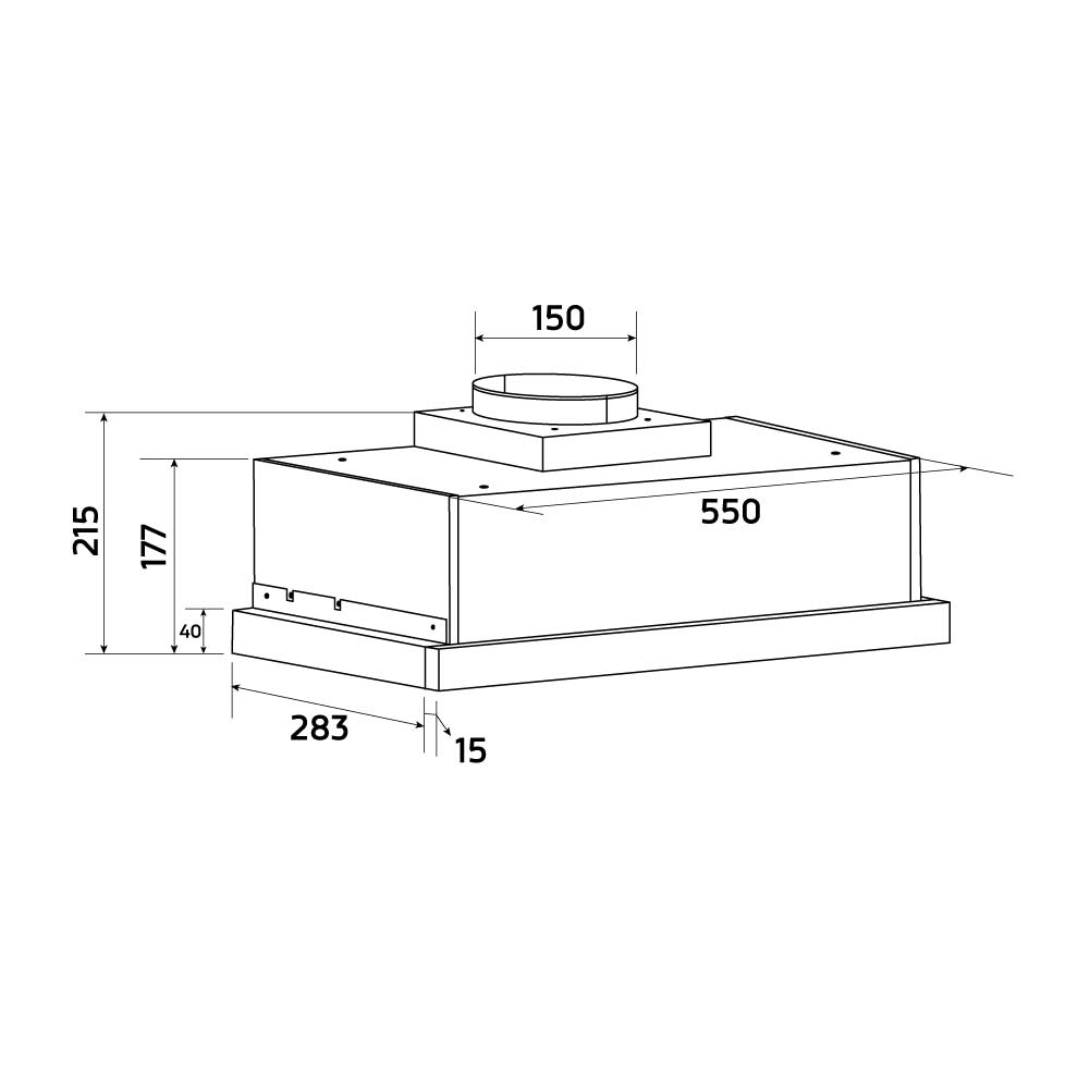 Orbegozo CAMPANA EXTRACTORA TL 06260 A IN