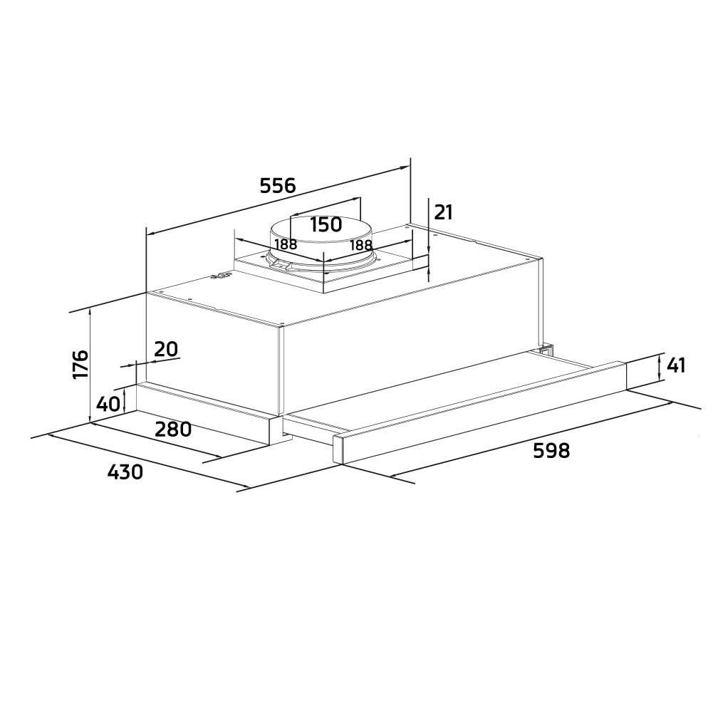Orbegozo CAMPANA EXTRACTORA TL 07160 IN
