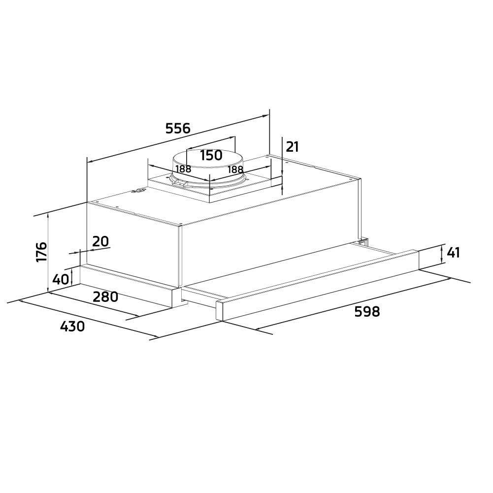 Orbegozo CAMPANA EXTRACTORA TL 07160 MA