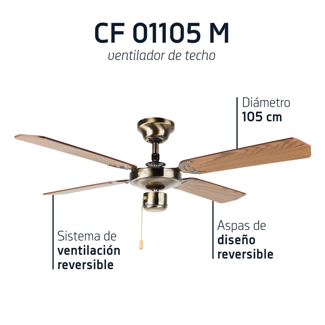 Orbegozo VENTILADOR DE TECHO CF 01105 M