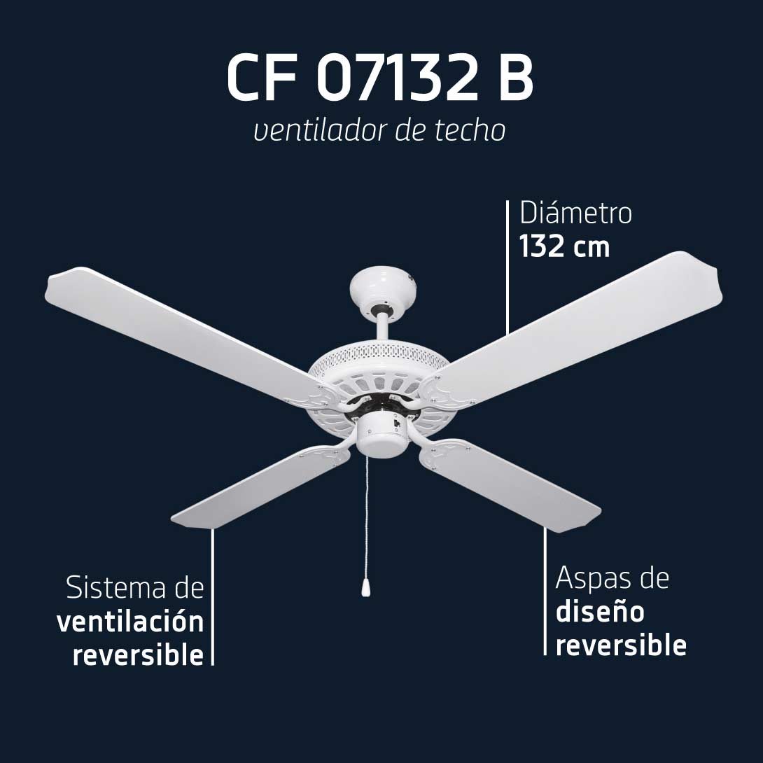 Orbegozo VENTILADOR DE TECHO CF 07132 B