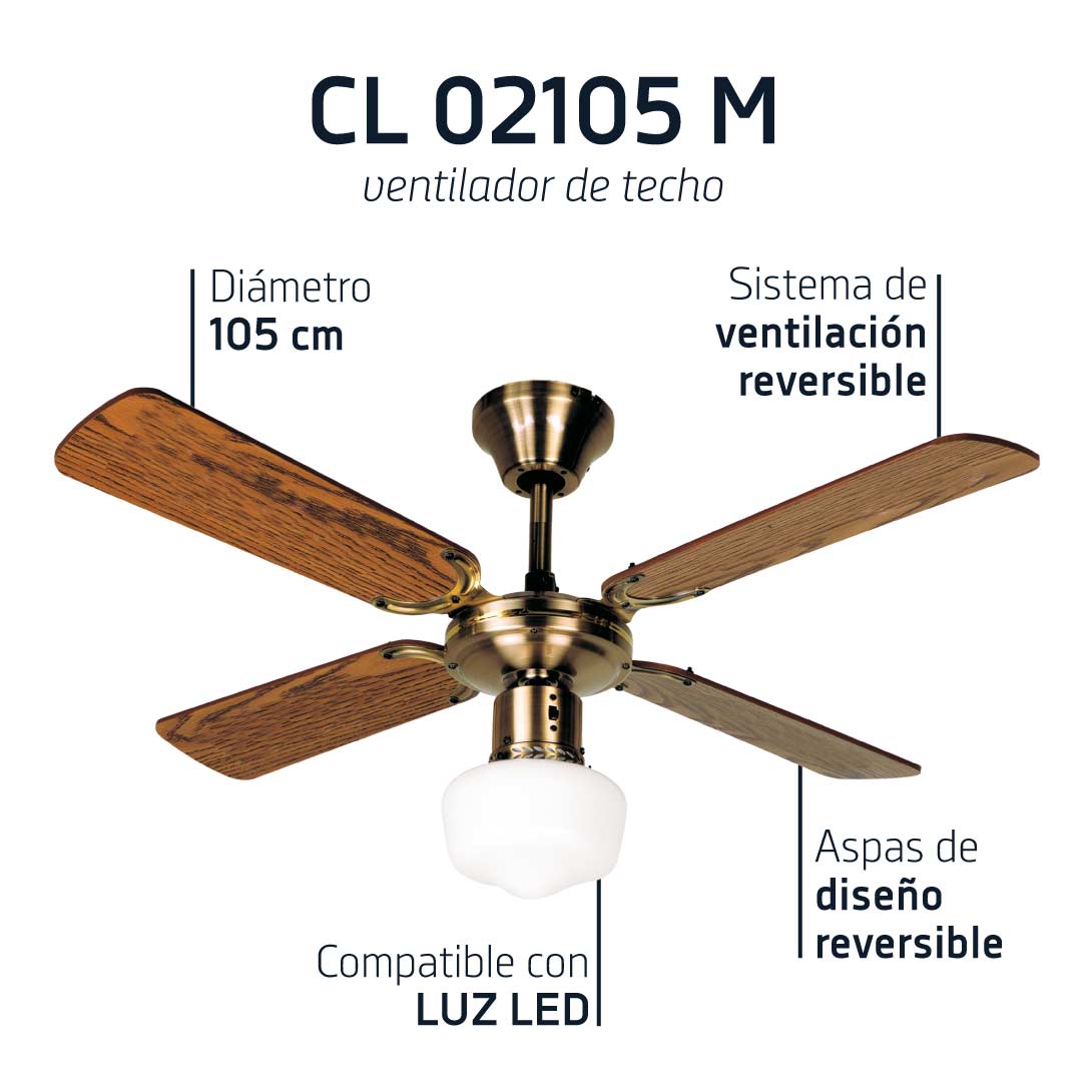 Orbegozo VENTILADOR DE TECHO CL 02105 M
