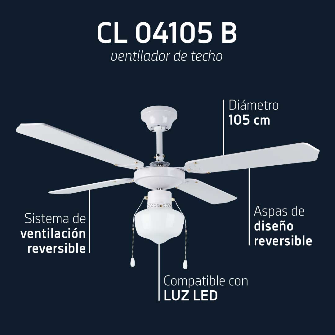 Orbegozo VENTILADOR DE TECHO CL 04105 B