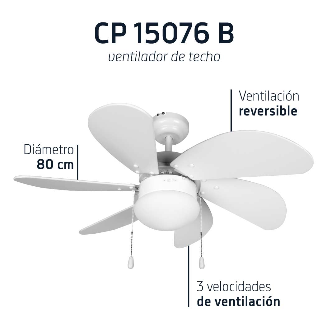 Orbegozo VENTILADOR DE TECHO CP 15076 B