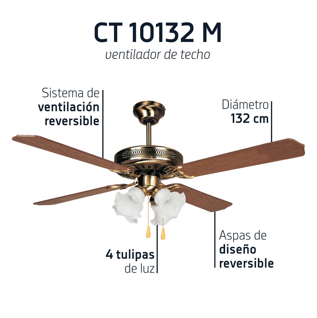 Orbegozo VENTILADOR DE TECHO CT 10132 M