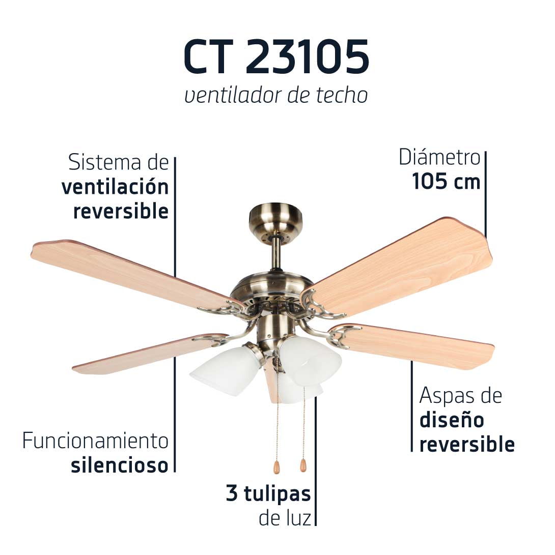 Orbegozo VENTILADOR DE TECHO CT 23105