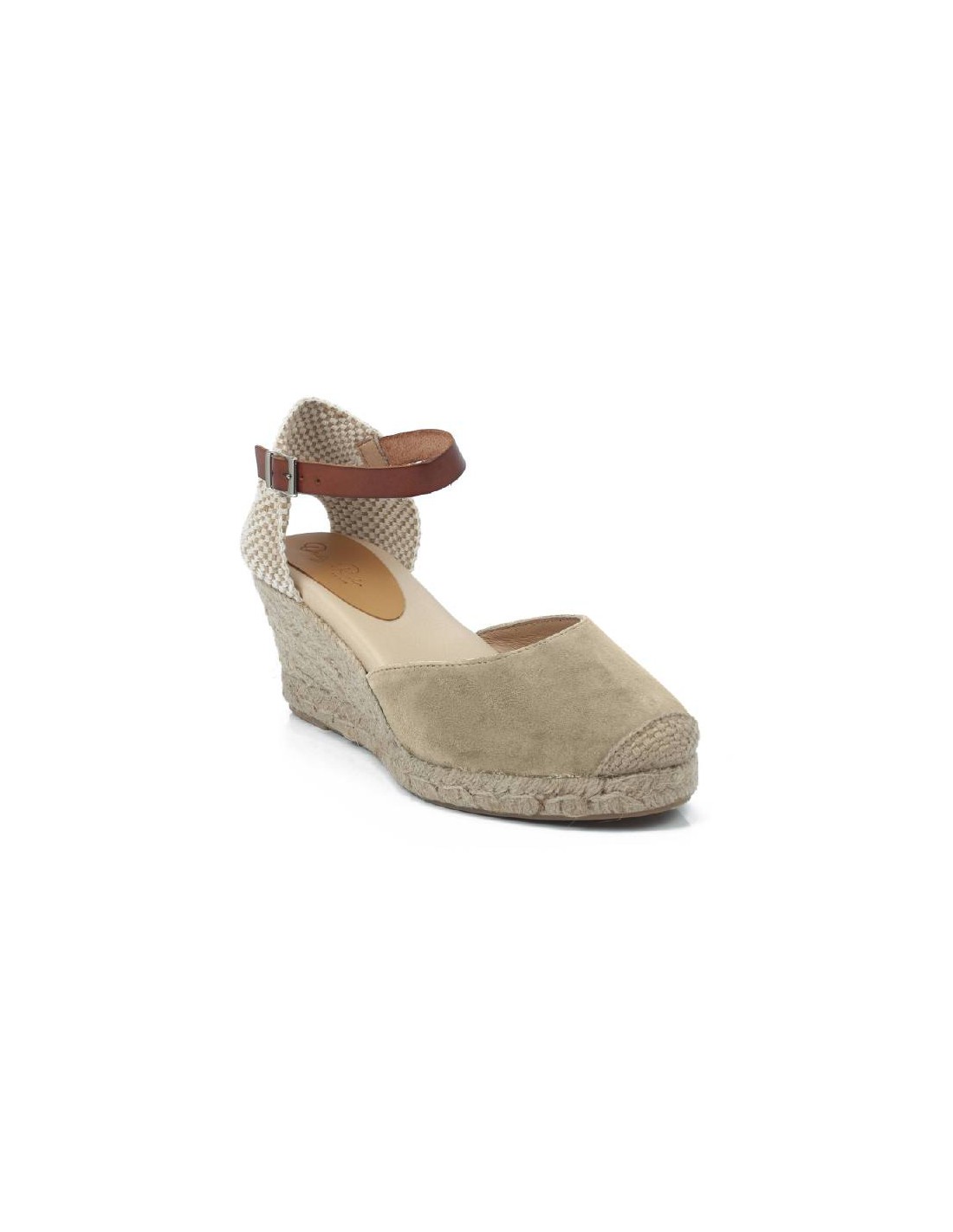 Ortiz & Reed Alpargatas De Mujer De Piel Afelpado Color Beige W-AFELA-BEIGE