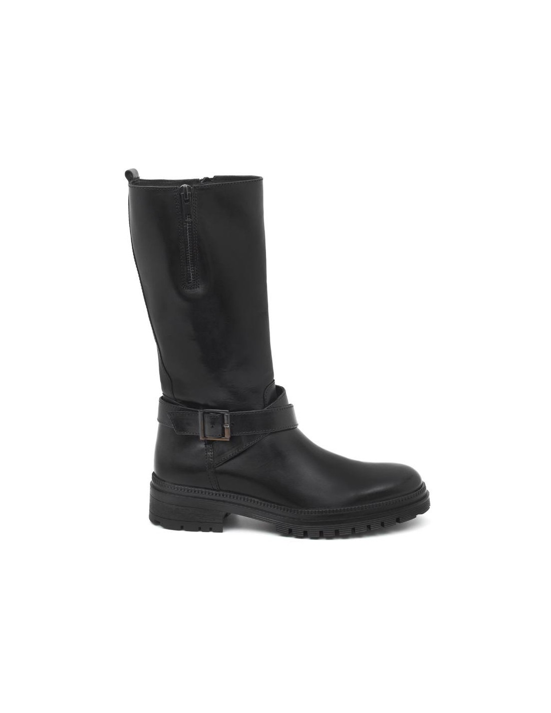 Ortiz & Reed Botas De Mujer De Piel Difuminado Color Negro W-NADIKO-NEGRO