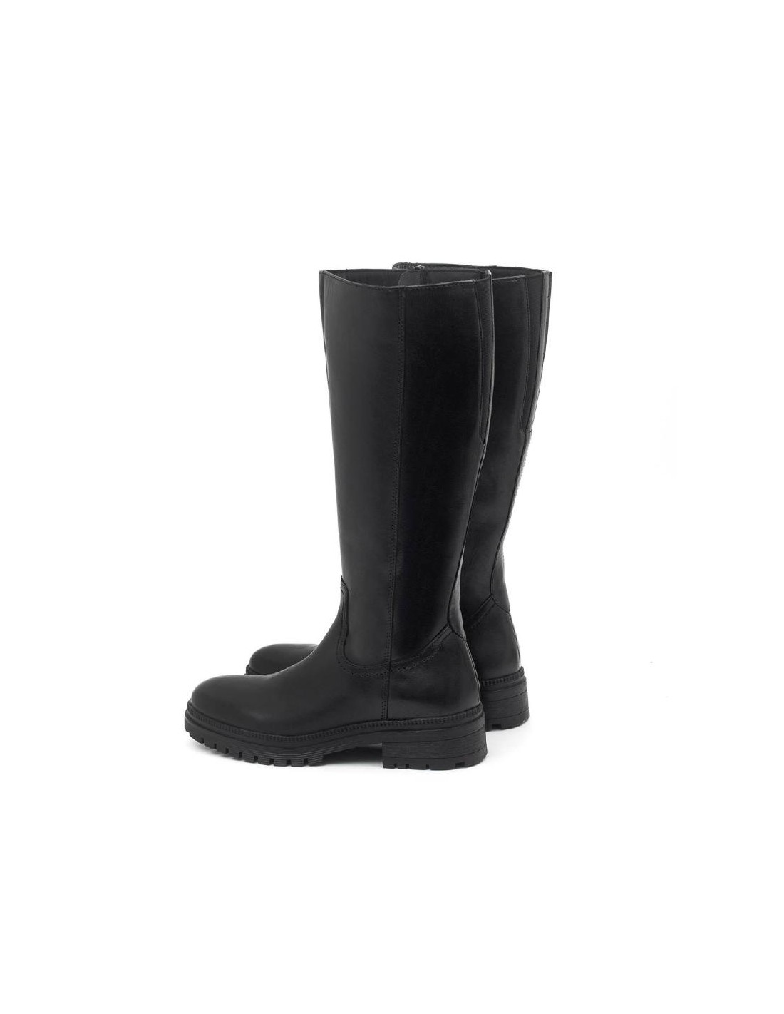 Ortiz & Reed Botas De Mujer De Piel Difuminado Color Negro W-NADILIA-NEGRO